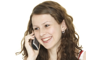 girl using ewc voip provider service